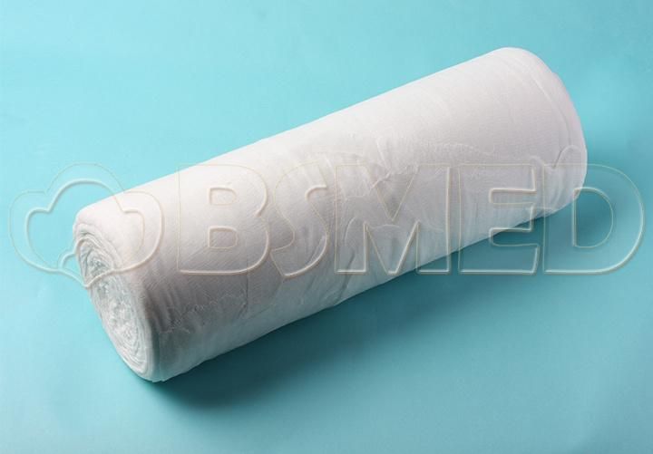 High Quality Medical Consumables Absorbent Cotton Roll with Gauze