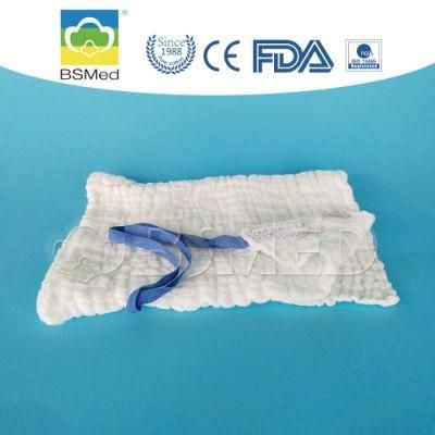 100% Cotton Absorbent Medical Gauze Lap Sponge for Wound Dressings
