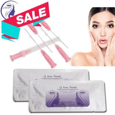 Good Price High Quality Syringe Cosmetic Collagen Gold Thread Face Lift Hilos Pdo