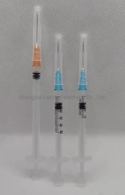 Disposable Medical Device High Quality Ad Vaccine Syringe 0.3ml 0.5ml 1ml