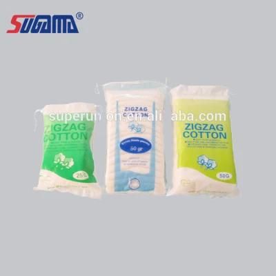 Surgical Medical Absorbent Hydrophilic 100% Cotton Zigzag Connton