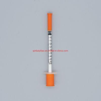 FDA Registered Super Quality Disposable Insulin Syringe 1ml with Needle