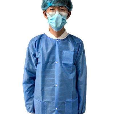 Sterilized Gowns Isolation Blue SMS Disposable