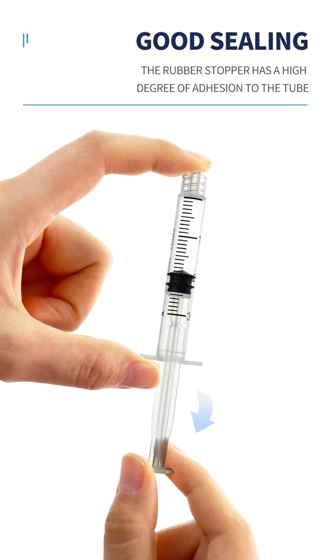 Wego Brand Sterile Hypodermic Syringes with Needle for Single Use