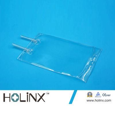 Double Stopper PVC Infusion Bag with Good Quality