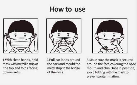 Cheap Infantiles Mascarilla Disposable Medical Child Color Kids Face Masks 3 Pliegues Dust Proof with Discount