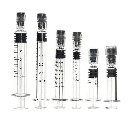 1ml Standard Type Luer Lock Glass Syringe