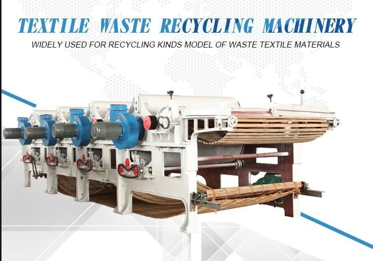 Easy Operation Rag Tearing Fabric Waste Recycling Machine