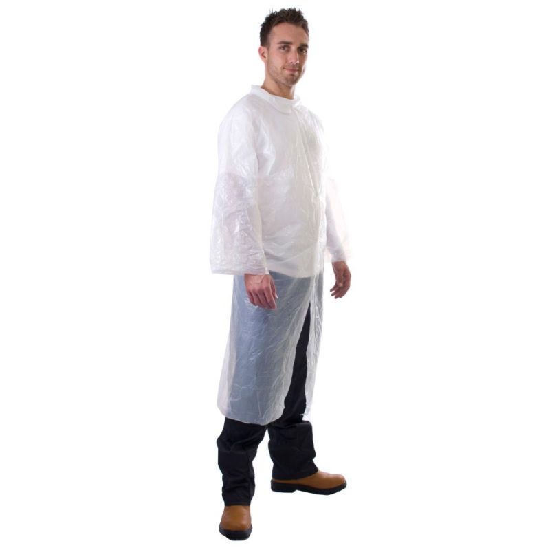 Waterproof Surgical Disposable Polypropylene Lab Coat, Working Clothing