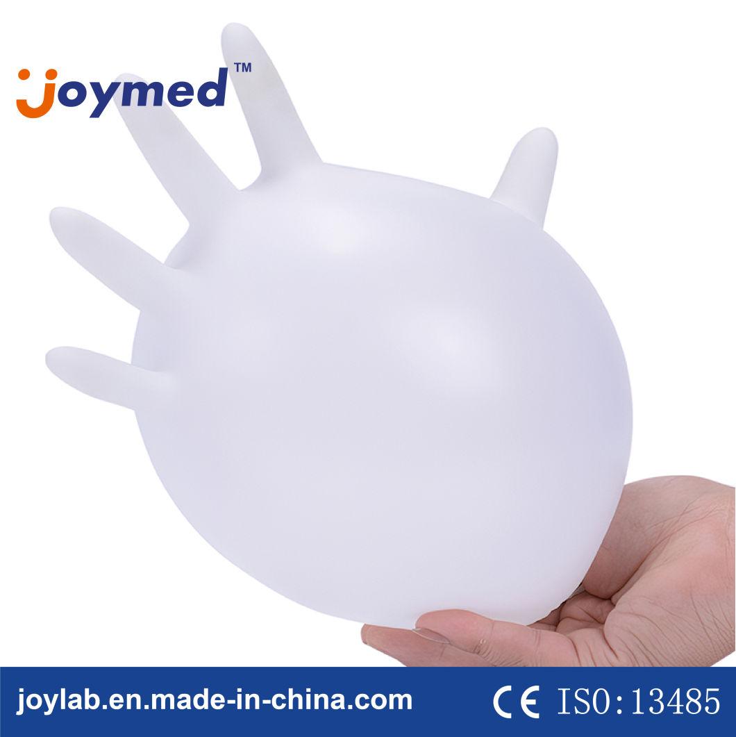 Wholesale Blue Rubber Examination Disposable Non Latex Powered Gloves