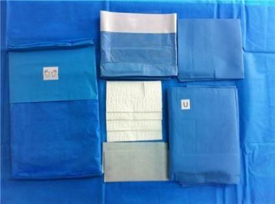 Disposable, Single - Use Cesarean Pack, Surgical Caesarean Drape Set, Sterile Drape