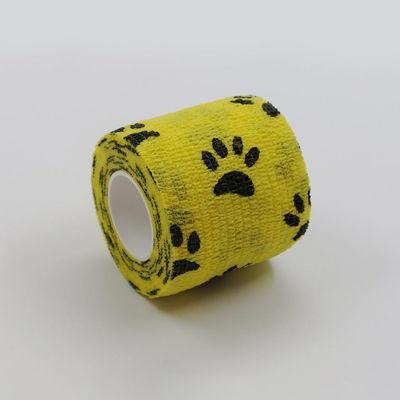 Nonwoven Pet Care Sports Self Adhesive Wrap Elastic Cohesive Bandage