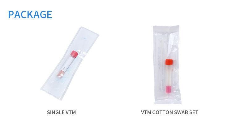 New Design Disposable Viral Transport Medium Vtm Sampling Storage Tube