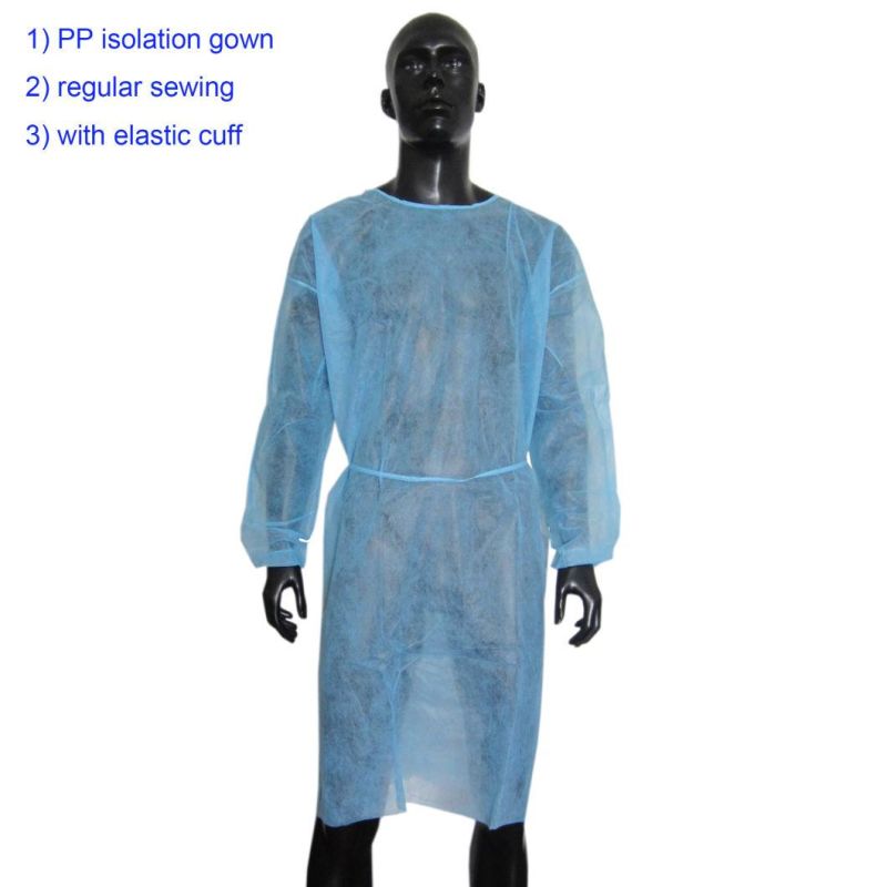 Disposable PP Non Woven Isolation Gown