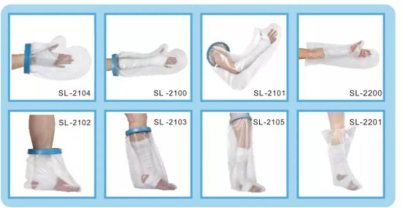 High Quality Durable PU Wound Protector Adult Short Leg Waterproof Cast Cover
