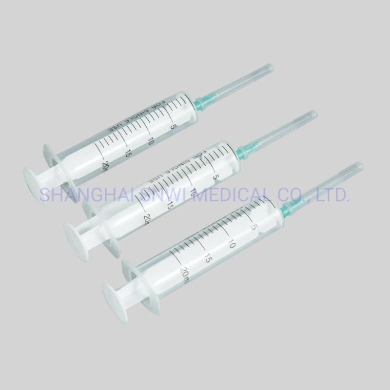 Disposable Medical Orange Cap 1ml Insulin Syringe with Fixed Needle