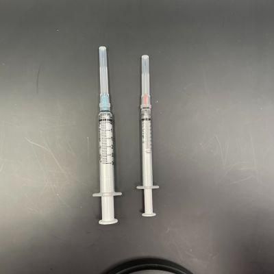 CE Approved Manual Retractable Safety Retractable Syringe with Needle 1/3/5/10ml-C0190