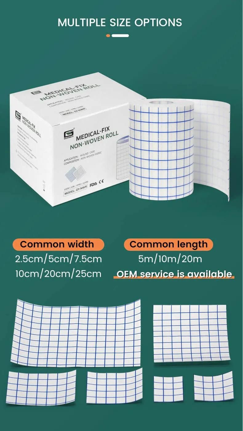 Medical Non Woven Fix Roll Hypafix Dressing Roll Tape