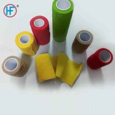Mdr CE Approved Printed Custom Cohesive Bandagevet Wrap Self-Adhesive Bandage