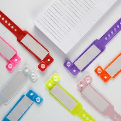 One Time Uesed Medical Insert Card Waterproof ID Bracelet for Baby