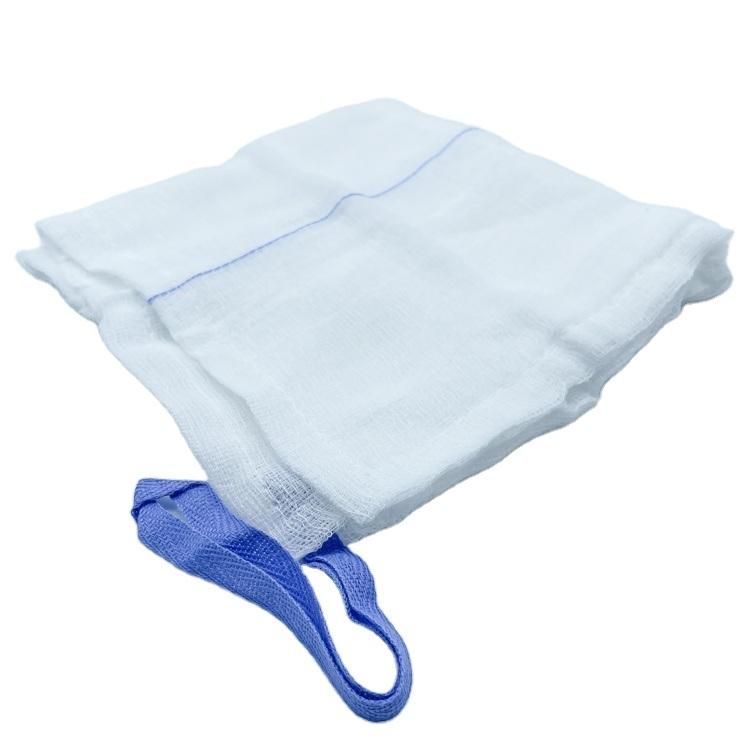 Non-Sterile Absorbent Blue Loop Cotton Laparotomy Sponges