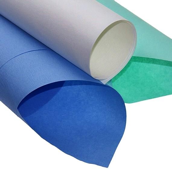 100% Pure Wood Pulp Eo Steam Sterilization Crepe Paper Wrinkle Paper for Medical Equipments