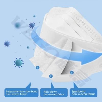 Disposable Facemask Medical Respirators Shield Kids Masks Transparent Kid Kf94 Fish Shape Face Mask