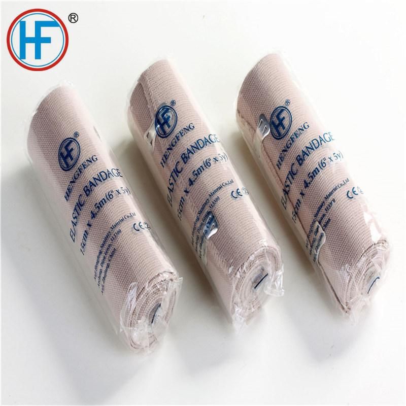 Medical Rubber Compressed Gauze First Aid PBT Cohesive Skin High Elastic Crepe Bandage with OEM