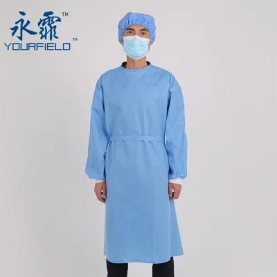 SMS Internal Pressure Glue Disposable Surgical Gowns