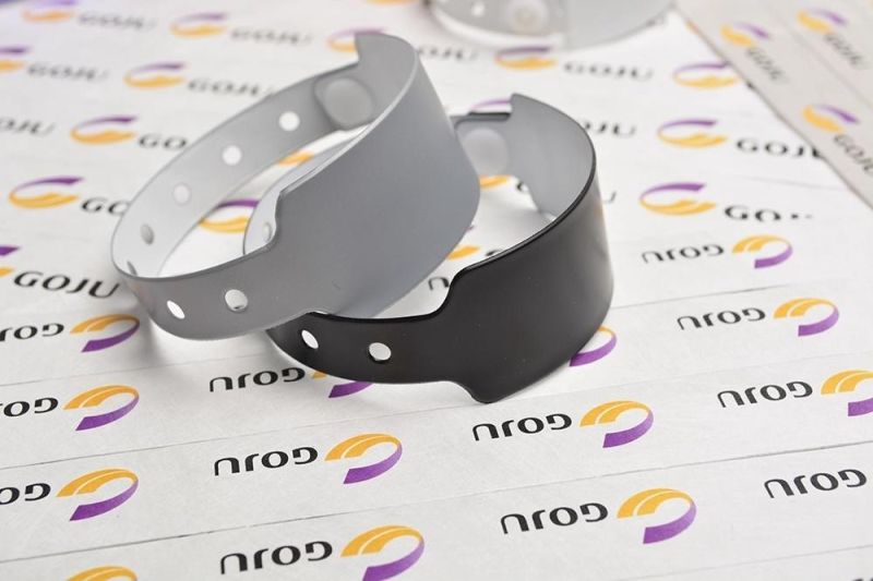 Vinyl Material Disposable Custom Event Vinyl ID Wristband