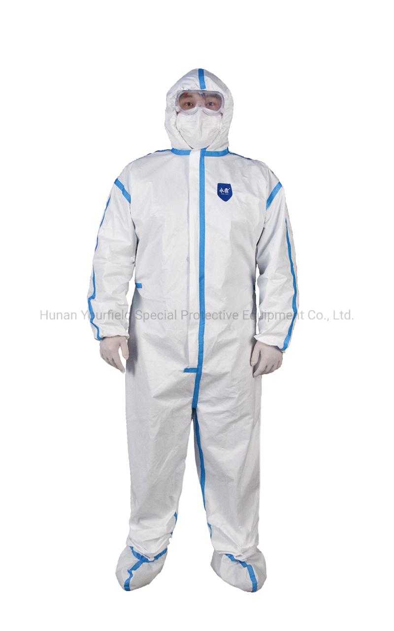 Non Woven SMS Disposable Protective Coverall