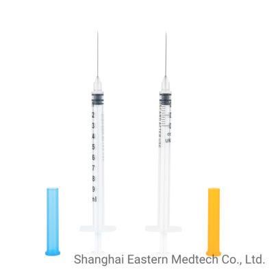 Vaccine Injection ISO CE Marked Disposable Medical Devices Manufactory and Trading Ldv 0.3ml and 1ml Vaccine Syringe
