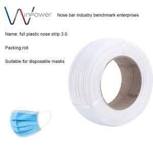 Fully Plastic Nose Bridge Positioning Strip for Mask