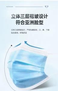 Popular Surgical Masks Sterile Medical 3-Ply Disposable Face Mask