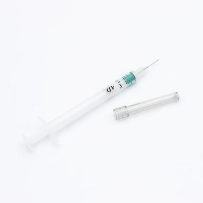 Disposable Sterile PP Auto Retractable Safety Syringe with Auto Destruct Syringe