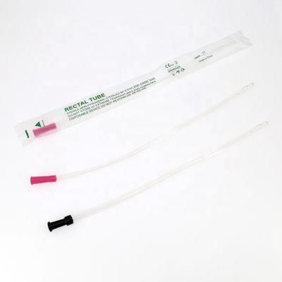 Medical Grade Material PVC Devices Portable Enema Rectal Tube with CE ISO Approved