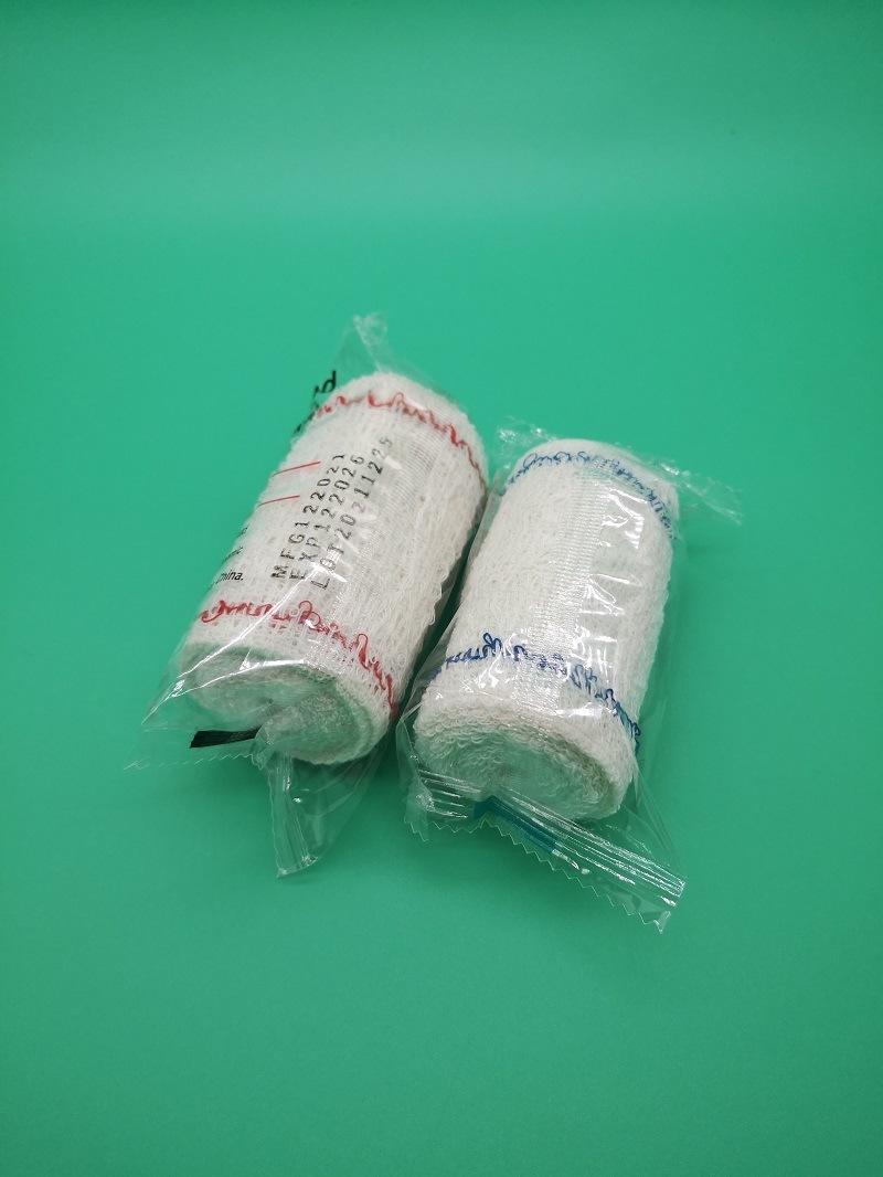 Strapping Rolling Crepe Spandex Latex Free Bandage with ISO