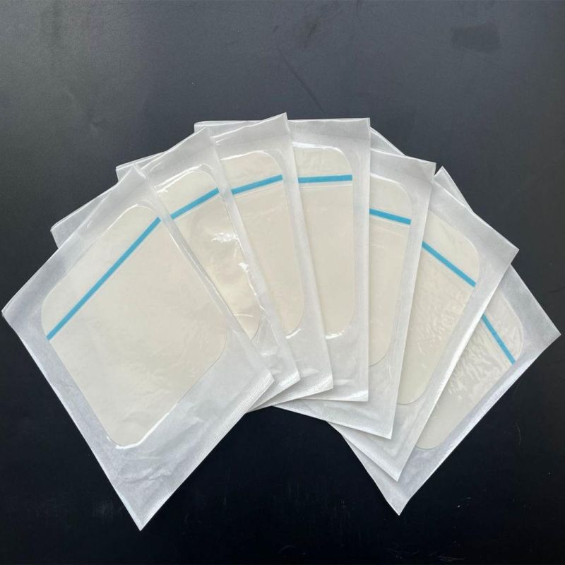 Hb Ultra-Thin Sterile Hydrocolloid -10cm*10cm Can Be Used for Abrasions, Cuts, Pressure Ulcers and Local Burns