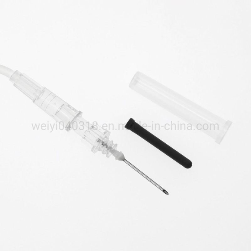 Various Sizes Medical Sterile Butterfly Venous Blood Taking Infusion Needle Safety Type with CE ISO FDA