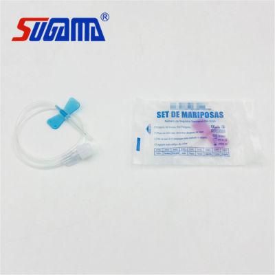 Hina Medical Disposable Size 18g Scalp Vein Set with Luer Slip