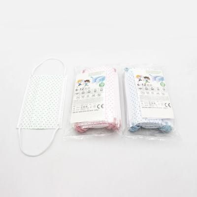 50PCS/Box Kid Face Mask 3 Ply Ear Loop Non Woven Disposable Face Mask Protective Face Mask for Children