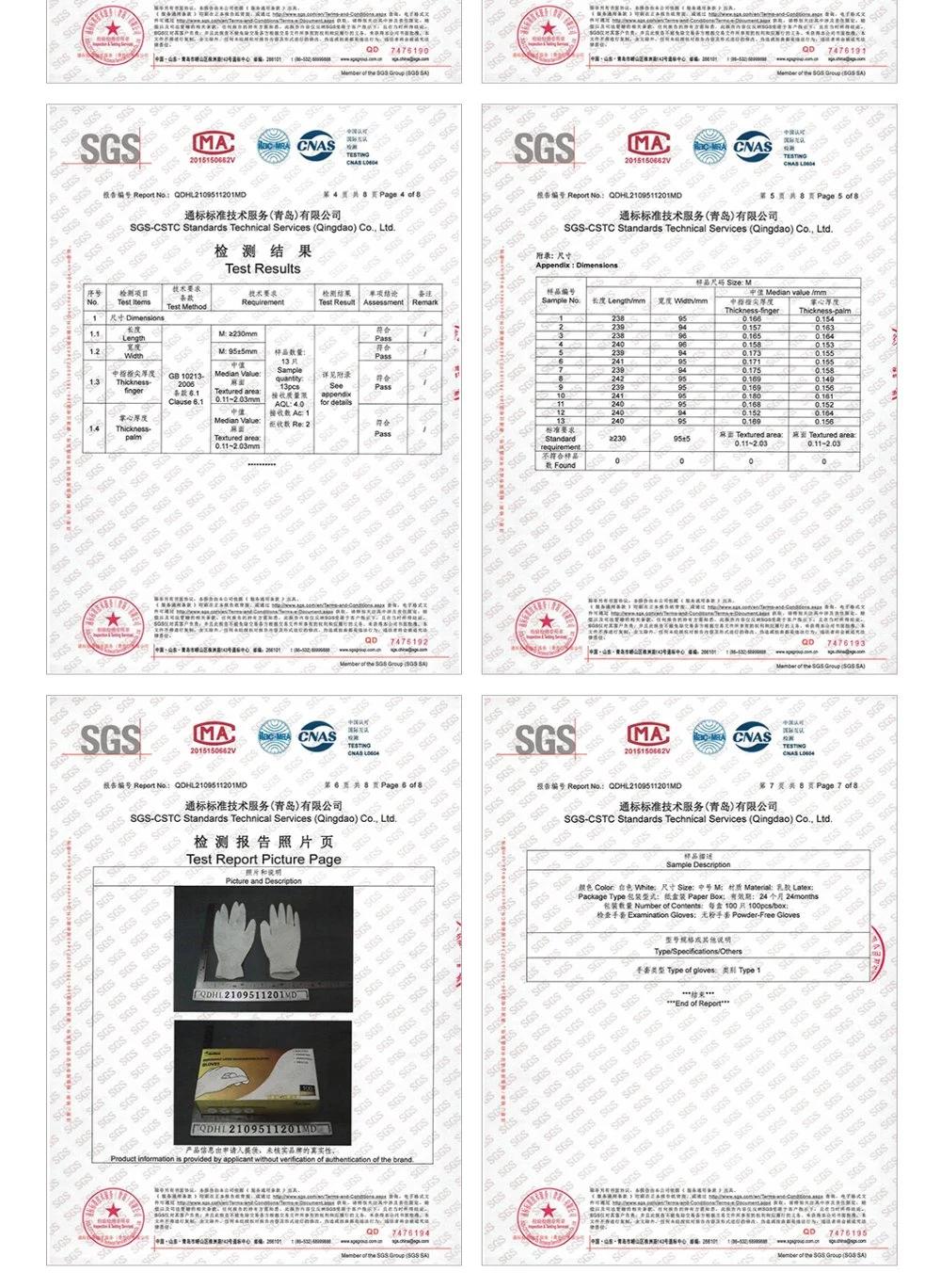 Wholesale Medical Examination Latex Nitrile Gloves Disposable