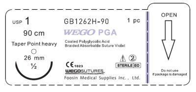 Wego PGA Sterile Surgical Sutures