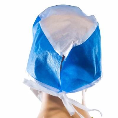 Disposable Non Woven Cap Surgical Doctor Cap with AAMI Level1-4 Certification