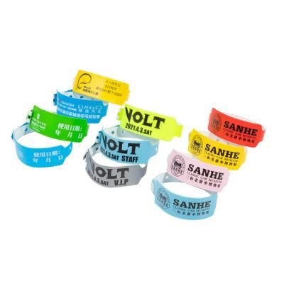 Factory Cheap Vinyl Bracelet ID Wristband for Event