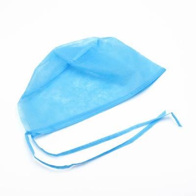 Disposable Clip Caps Head Cover PP/ SMS Bouffant Doctor Cap