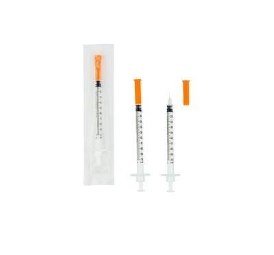 Medical Disposable Sterile Insulin Syringe 1ml 0.3ml 0.5ml CE&ISO