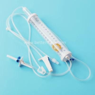 Disposable High Quality Medical Pediatric Burette Infusion Set with Flow Champ