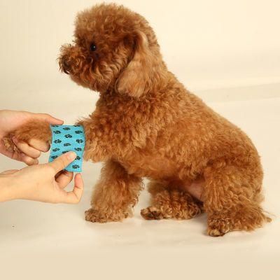Factory Printing Self Adhesive Sticky Colorful Cohesive Elastic Bandage
