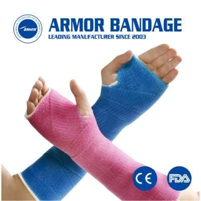 Multiple Colors Light Weight Casting Tape Fiberglass Orthopedic Cast Tape